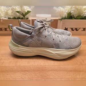 SOREL Explorer Blitz Stride Knit Athletic Sneakers Stone Gray Womens Sz 9.5